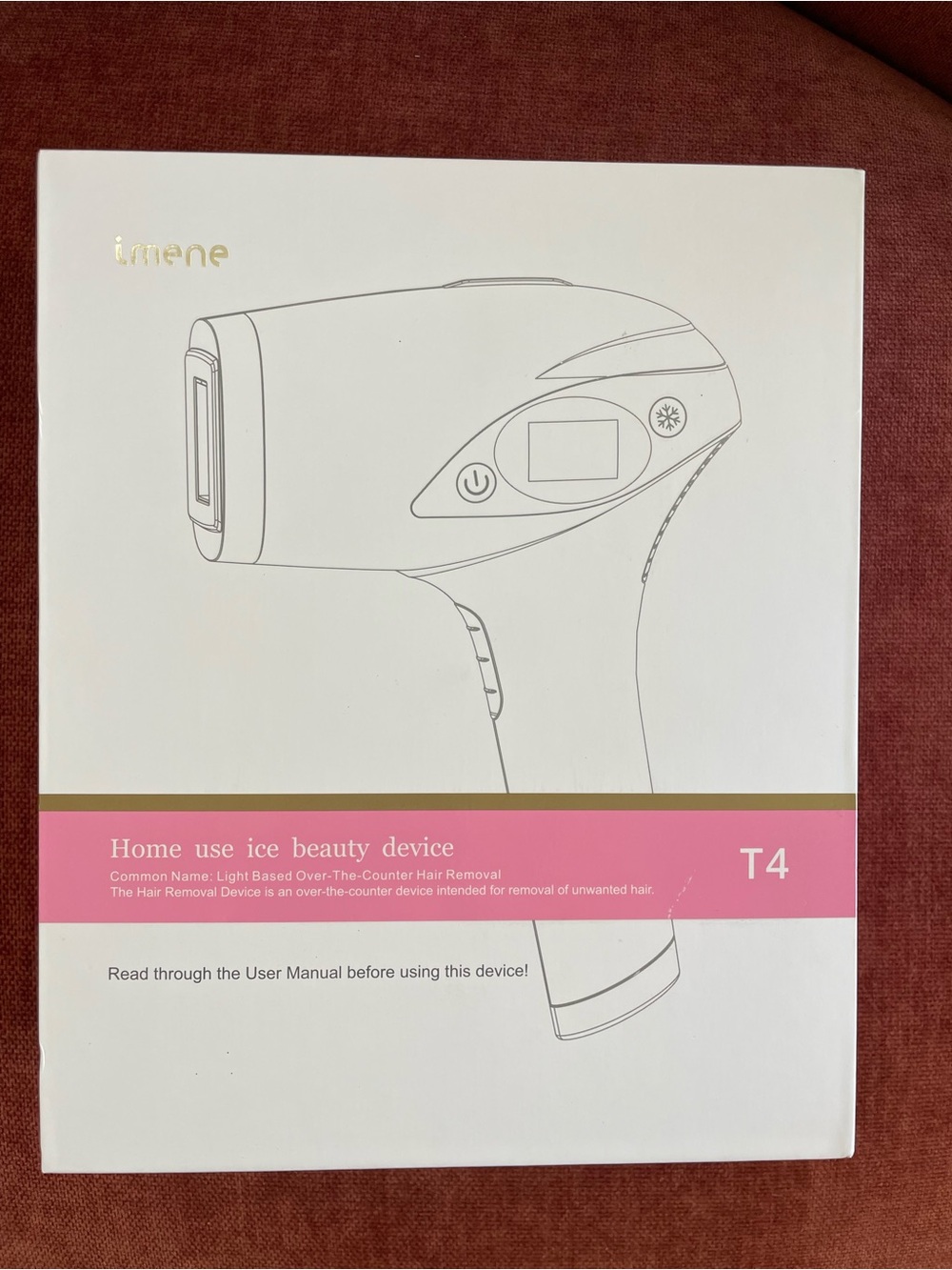 T4 White Home Use LASER Ice Beauty Device - At-Home Hair Removal